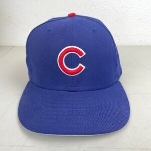Vintage Chicago Cubs Hat Cap 7 7/8  New Era 5950 Fitted Dimond Wool Made USA MLB